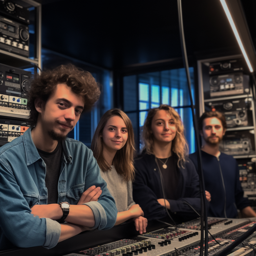 L'équipage d'une webradio